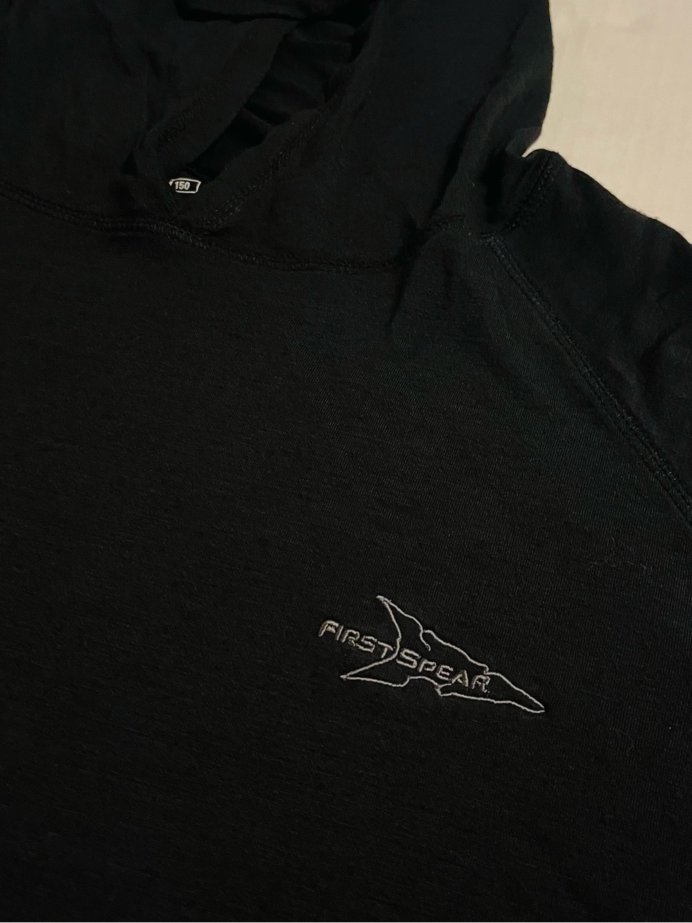 First Spear Hooded Field Shirt Men’s LARGE Merino Wool Blend Base Layer Pullover